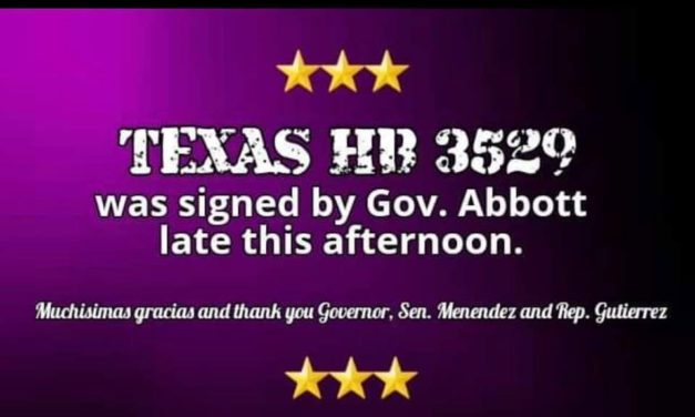 Texas HB 3529 Signed into Law