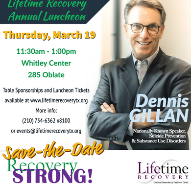 LIFETIME RECOVERY’S ANNUALLUNCHEON – “Recovery STRONG!”celebrates 57 years This Thursday