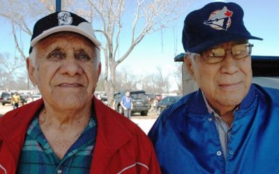 Memo Salas y Johnny Cardona Sr. juntos en el béisbol celestial Bravos destronó al séxtuple campeón Broncos de Reynosa S.A.