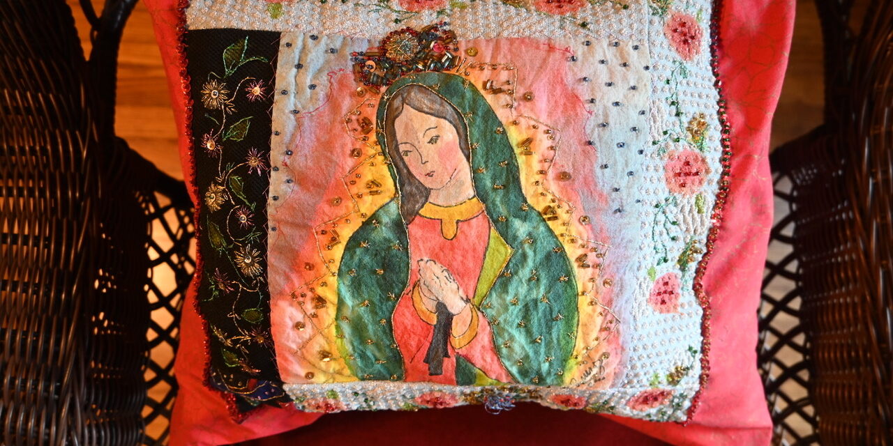 Folk Art In Honor of la Celebración A La Virgen De Guadalupe By Frances Quiroz, Jesse Trevino, Robert Wilkins & Joe R. Villarreal   Oscar Galvan, Jr.