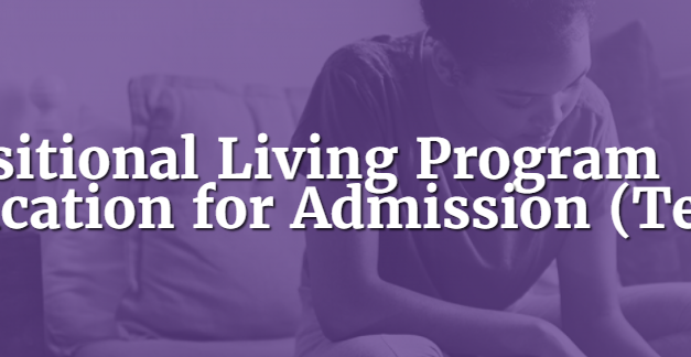 Single Parent  Transitional Living Program