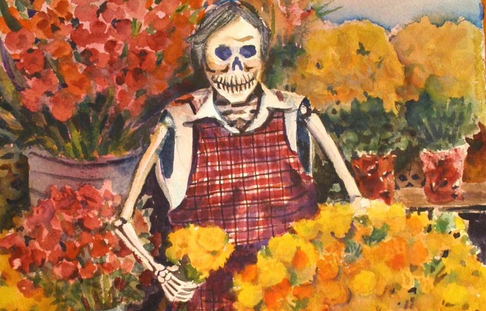 Dia de Los Muertos Commissioned Art by Joe Lopez to be Unveiled at Austin Dia De los Muertos Festival