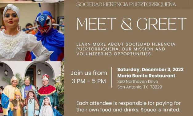 Local Women Invited to Puerto Rican Heritage Society’s Meet & Greet event Saturday Dec 3