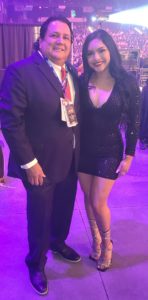 Ramon Chapa Jr with girl at Tejano Music Awards
