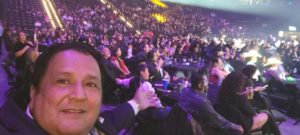 Ramon Chapa Jr with Tejano Music Awards Crowd