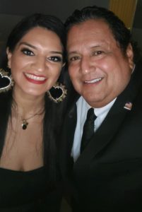 Ramon Chapa Jr taking a selfie with woman