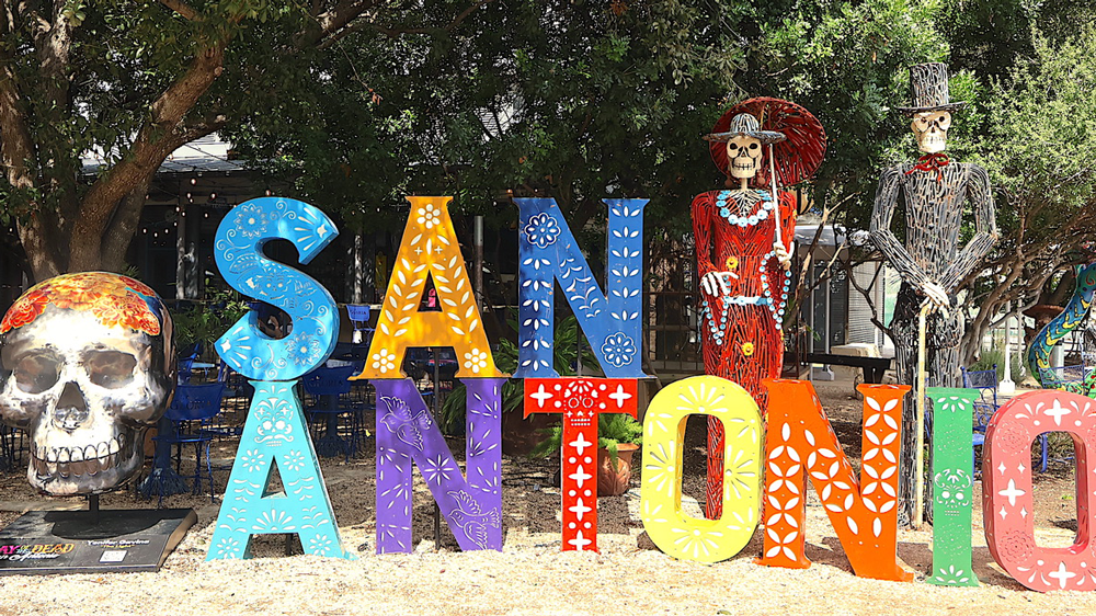 Celebrating Day of the Dead  in San Antonio, Texas
