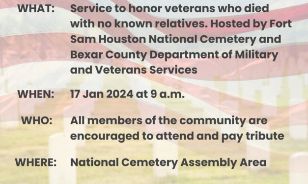 Unaccompanied Veterans Memorial Service