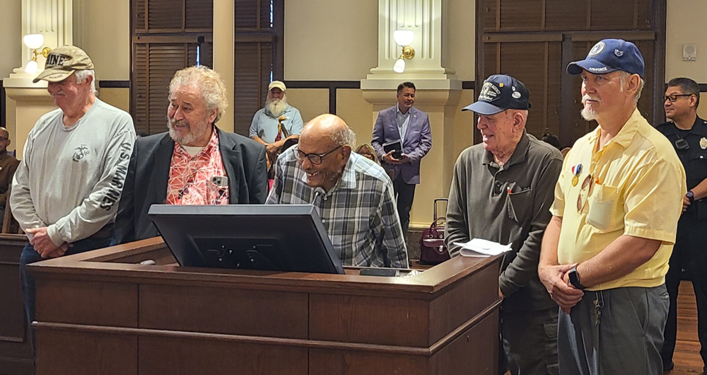 Bexar County Commissioners Court Honors 100-year-old WWII Hero’s  Service Sergeant First Class Gerald Mullin served for 24 years