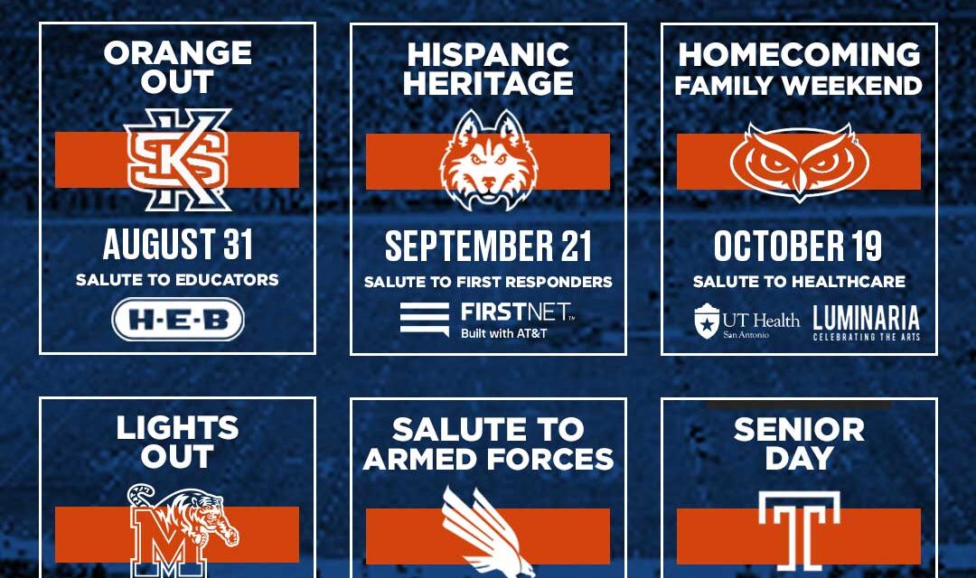 UTSA Athletics To Celebrate Hispanic Heritage at Sept. 21 Home Football Game