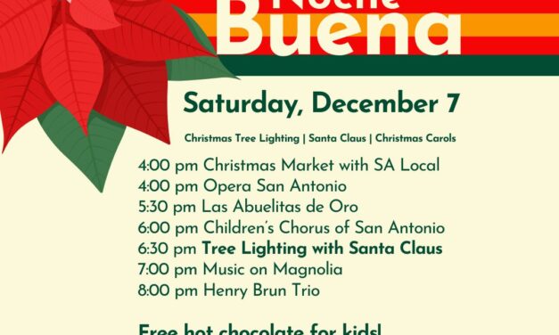 14th Annual Tree Lighting & Noche Buena (plus Santa Claus!) at Main Plaza Sat, 12/7