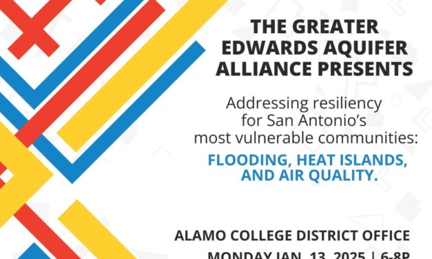 Flooding, Heat Islands, and Air Quality: Resiliency for San Antonio’s Most Vulnerable Communities Jan. 13 at 6 p.m